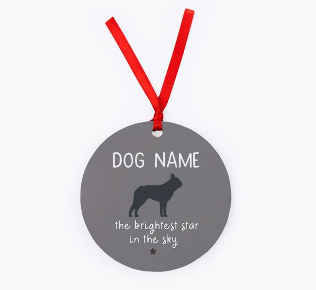 Brightest Star: Personalised {breedFullName} Christmas Decoration